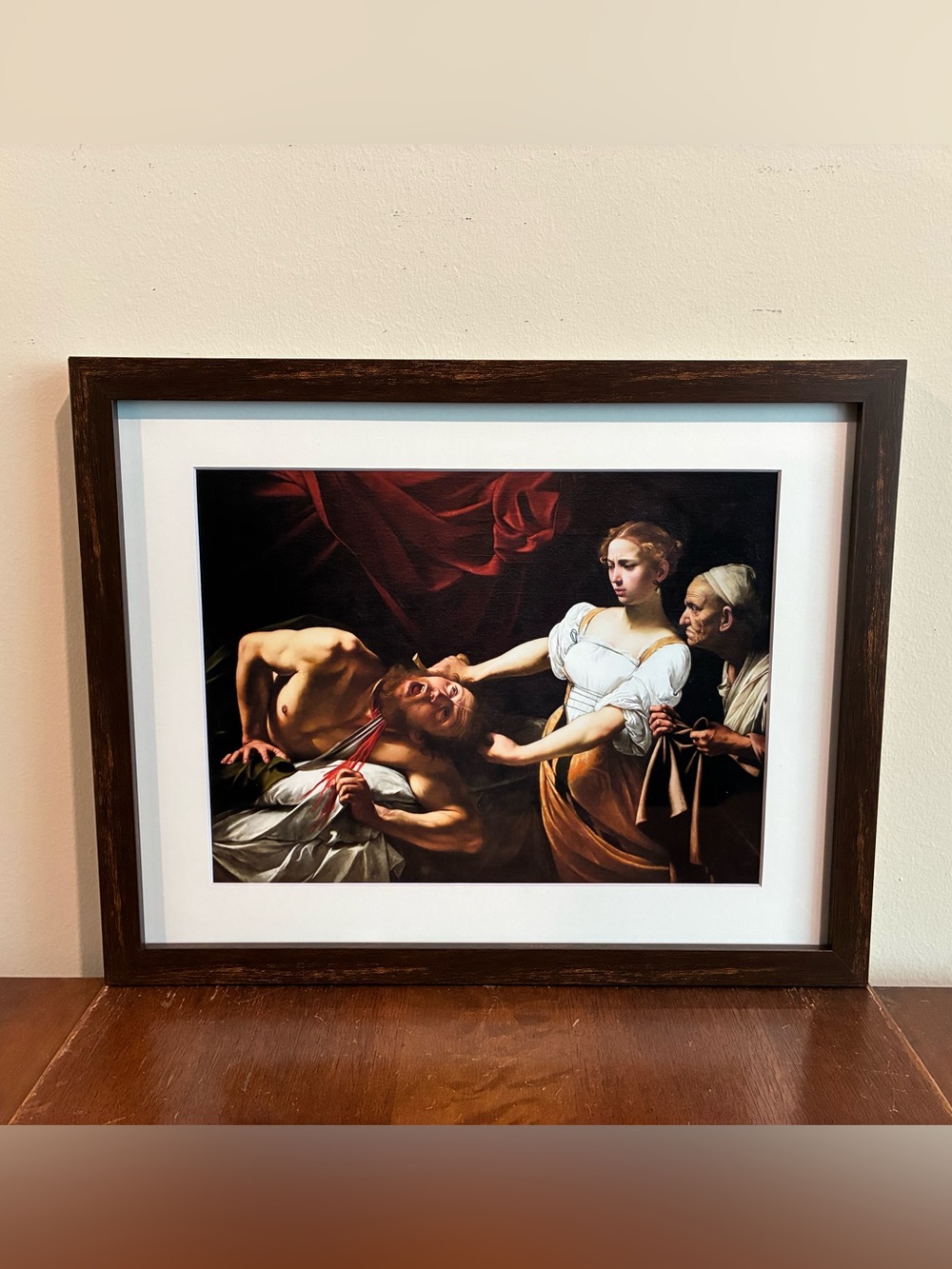 Caravaggio Judith Slaying Holofernes Framed Print 15x12 Renaissance Wall Art